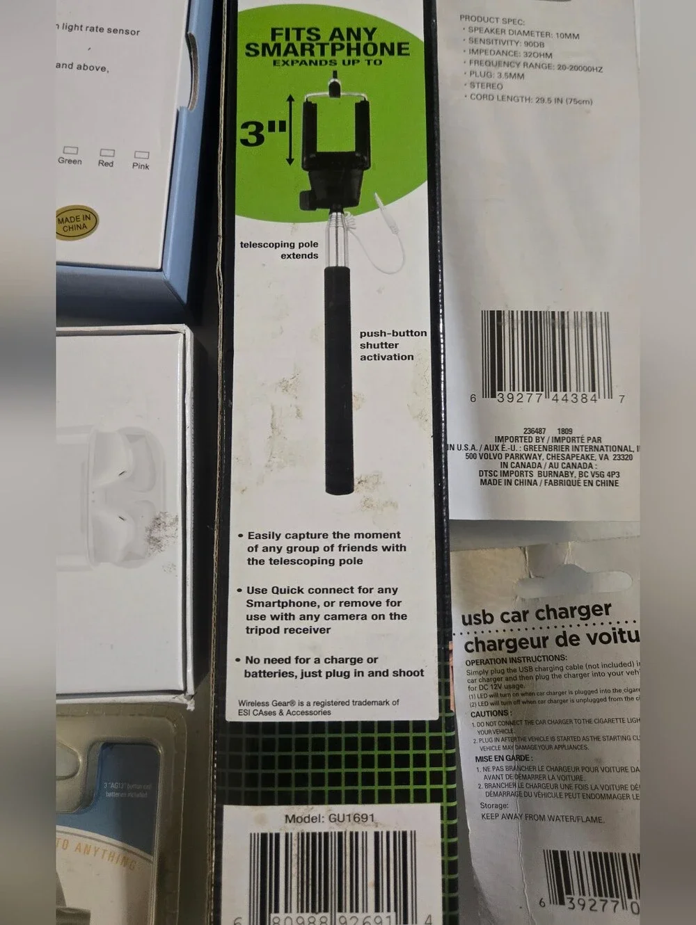 Random Wireless Earbuds & Accessories Bundle - White